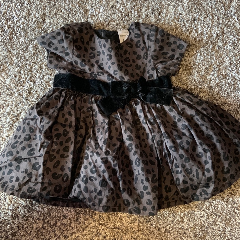 Carters cheetah print dress